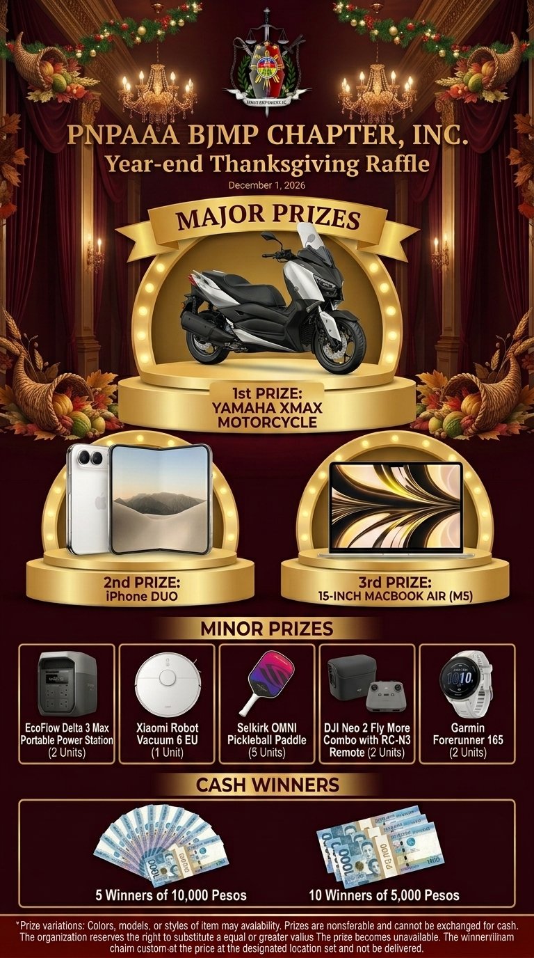 Raffle Announcement